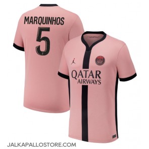 Paris Saint-Germain Marquinhos #5 Kolmaspaita 2024-25 Lyhythihainen